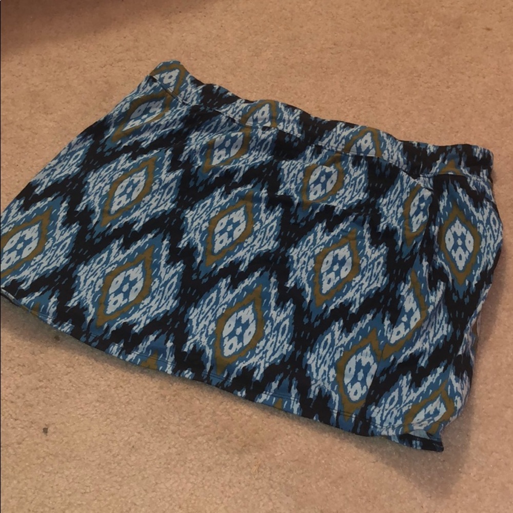 ~BLUE AZTEC SKIRT~